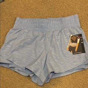 Avia Blue Athletic Shorts Elastic Waist Lightweight